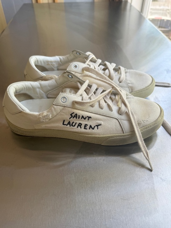 Yves Saint Laurent Shoes - Saint Laurent Embroidered Sneakers - Size 39